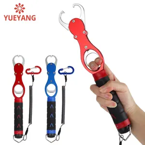 YUEYANG Hot Weight Measurement Spear Hook Telescopic Sea Fishing Gaff Aluminum Alloy Spear Hook Tackle