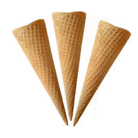 Coupe Biscuit Comestible 200 Grand Calibre Croustillant Cône Crème Glacée Croustillant DIY Dessert Cornets de Crème Glacée