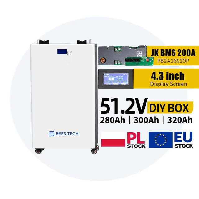 OEM Box 15kwh Customized 48V 51.2V 230AH 280AH 300AH 16s Diy 200A BMS Lifepo4 Battery Box Empty Battery Box Lifepo4