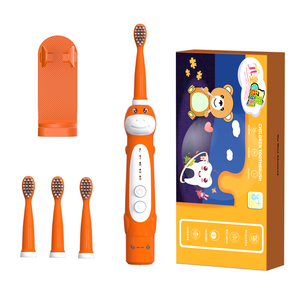 USB Rechargeable Soft Bristle Sonic Kids Toothbrush Electric Cartoon Smart Teeth Whitening IPX7 Waterproof <strong>3</strong>-15 <strong>Year</strong> <strong>Old</strong> - Product Image 3