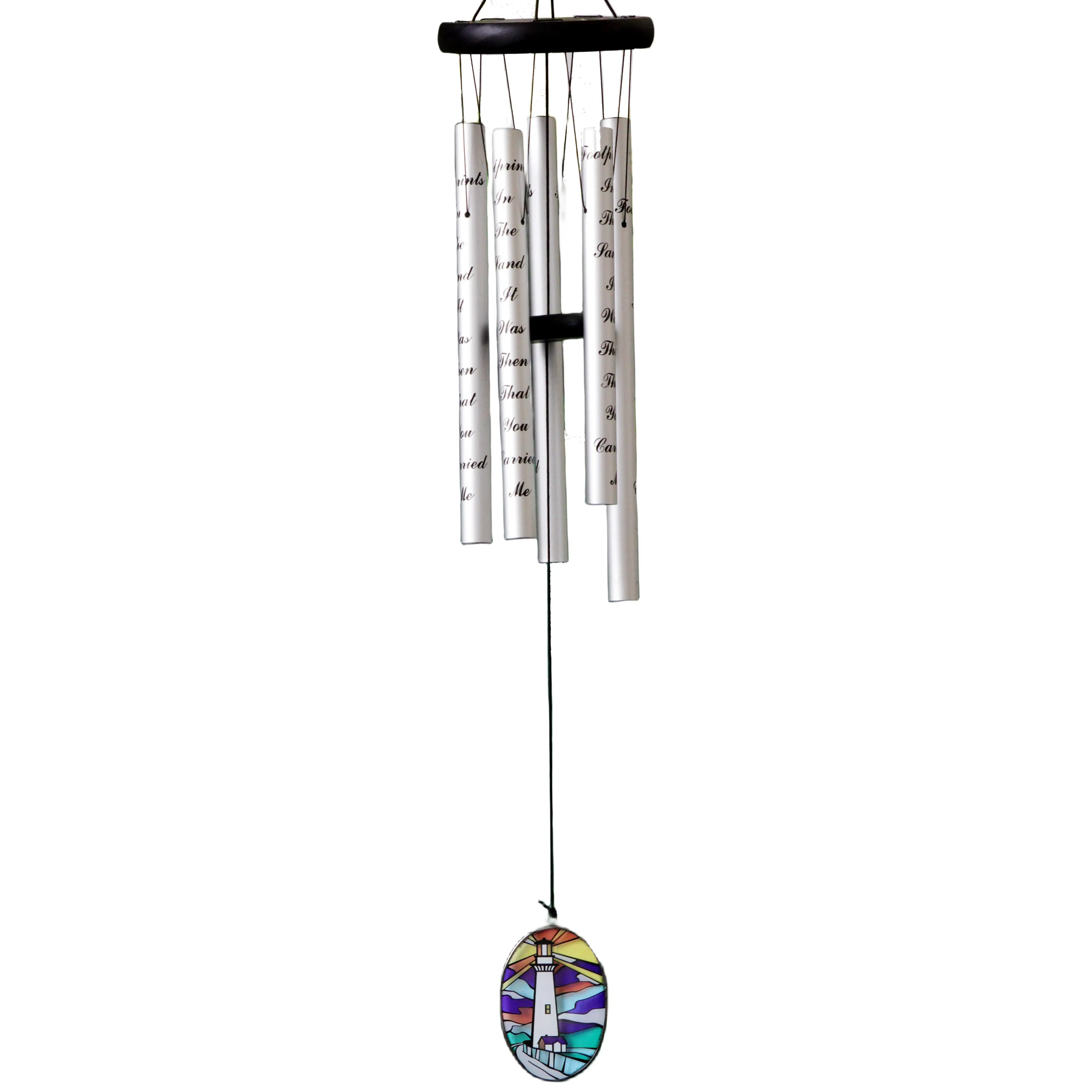 ガラス吊り屋外吊り庭装飾用ウィンドチャイム記念ガラスウィンドチャイム手作り -- 灯台
