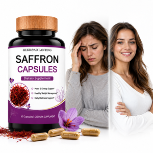 Cápsulas de Azafrán para el Apoyo del Estado de Ánimo y la Energía, Suplemento Dietético, 60 Unidades, Fórmula Limpia, Bienestar Diario, Rutina Sencilla - Product Image 1