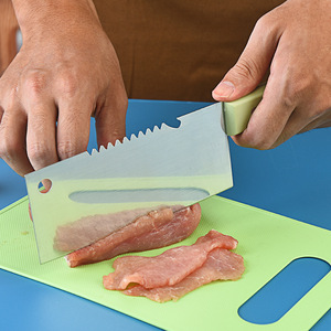 Ensemble de couteaux de cuisine avec planche à découper en acier inoxydable, 4 pièces, couteau à découper, couteau à fruits, éplucheur, ustensiles ménagers - Product Image 4