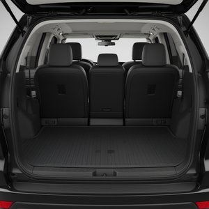 Alfombrilla de Carga para Honda Pilot con Respaldo 2016-2024, Tapetes de Coche TPE para Todo Clima, 3 Piezas, Accesorio Interior a Rayas - Product Image 2