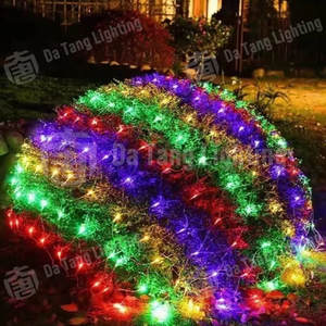 Luces LED de red para decoración navideña en interiores y exteriores, fácil instalación, iluminación decorativa, clasificación IP65, tamaño y color personalizables - Product Image 5