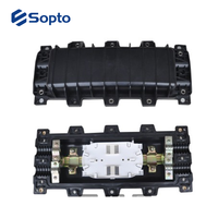 Horizontal Fiber Closure 12/24/48/72/96/144/288 Cores FTTH 2 in 2 Out Splice Enclosures Equipment