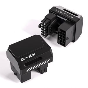Câble adaptateur <span class=keywords><strong>upHere</strong></span> 12VHPWR 12 + 4Pin RVS 180 °, PCIe coudé 5.0 16Pin pour RTX 4090 4080 4070Ti GPU - Product Image 1