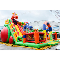 Château gonflable en PVC de haute qualité, dragon de dessin animé, trampoline, toboggan, personnalisable, vente directe d'usine Airtech Inflatables