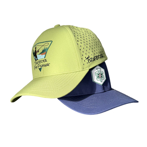 Gorras de Béisbol Personalizadas al por Mayor, de Alta Calidad, con 6 Paneles Estructurados, Perforadas con Corte Láser, para Hombre, Color Negro Camuflaje, para Pesca, Viajes - Product Image 5