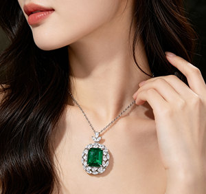Collar de Plata 925 con Cristal Brillante, Elegante para Fiestas, Uso Diario, Cumpleaños, Festivales, Maravilloso Regalo Sorpresa para Chicas - Product Image 6