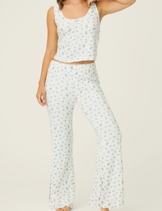 Set Pigiama Donna Sexy in Jacquard, Canotta Femminile per Casa, Abbigliamento da Notte Stampato Senza Maniche, Completo Loungewear in Maglia - Product Image 3