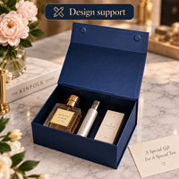 Boîtes rigides de luxe personnalisées, pliables, avec couvercle, emballage couleur sur mesure, aimant de réfrigérateur pour parfum, boîte cadeau magnétique XXL en carton