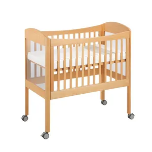 Hochwertige Vorschulmöbel Babybett Massivholz Krippe Großhandel zum Verkauf
