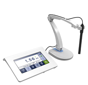 실험실용 벤치탑 PH 측정기 |   실시간 수질 모니터 대형 LCD 디스플레이 |   인증된 산업용 분석기 0.01pH - Product Image 1