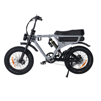 Bicicleta Eléctrica Todoterreno de 1000W con Doble Motor, Neumáticos Anchos, Suspensión Completa, Frenos Hidráulicos de 4 Pistones, Bicicleta Eléctrica para Adultos