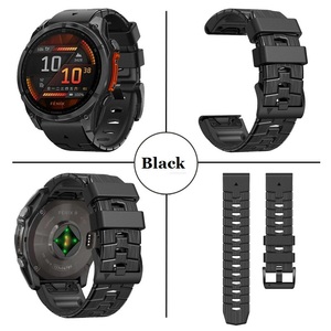 <span class=keywords><strong>Bracelet</strong></span> de montre en silicone à ajustement rapide de 22 mm pour <span class=keywords><strong>Garmin</strong></span> Fenix 8 47 mm, Fenix 7, <span class=keywords><strong>Forerunner</strong></span> 965/955/<span class=keywords><strong>945</strong></span>/935 - Product Image 6