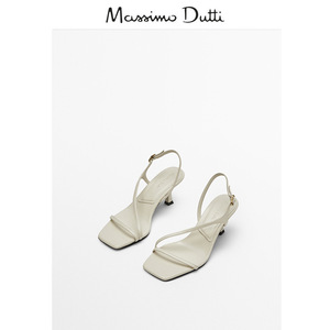 Zapatos de Mujer Massimo <span class=keywords><strong>Dutti</strong></span>, Verano 2025, Nuevas Sandalias Negras con Tiras Cruzadas, Tacón Alto, Microfibra - Product Image 5