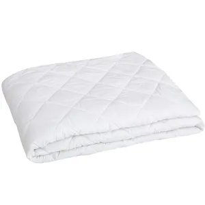 透气超纤春亚纺绗缝修身床单防水床垫保护垫
