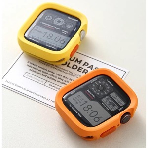 Custodia protettiva Anti Shock per paraurti in TPU in pelle opaca per <span class=keywords><strong>Apple</strong></span> <span class=keywords><strong>Watch</strong></span> serie 10 9 8 <span class=keywords><strong>7</strong></span> - Product Image 2