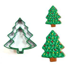 Moules à biscuits <span class=keywords><strong>en</strong></span> acier inoxydable <span class=keywords><strong>en</strong></span> forme de sapin de Noël et de <span class=keywords><strong>pain</strong></span> <span class=keywords><strong>d</strong></span>'<span class=keywords><strong>épice</strong></span>s pour le bricolage - Product Image 2