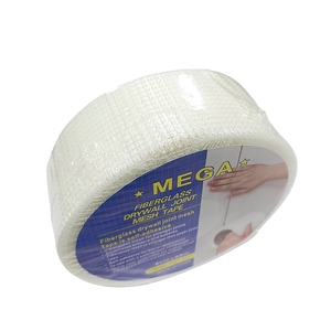 Cinta Autoadhesiva de Malla de Fibra de Vidrio para Paneles de Yeso, Parche de Costura de Junta Autoadhesiva, Reparación de Grietas de Pared, Color Blanco - Product Image 1