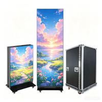 Afficheur numérique d'intérieur P1.8/P2.5, résolution 1920x640, indice de protection IP54, garantie 5 ans, écran LED sur pied pour magasin de détail