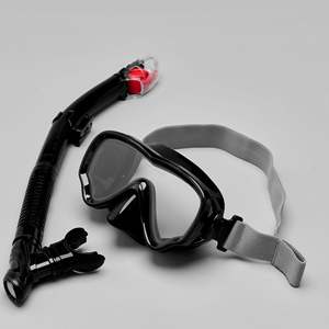 Best Selling Silicone Full Face Mergulho Máscara Goggles Anti-Fog Respiração Tubo Snorkel Set para Homens Adultos Mulheres Mergulho Totalmente Seco - Product Image 6