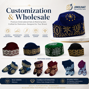 Foulard en soie motif feuille style Yoruba haute couture, bandana ethnique africain pour homme, idéal pour mariage et événements culturels - Product Image 1