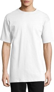 เสื้อยืดคอกลม <span class=keywords><strong>Hanes</strong></span> Men's <span class=keywords><strong>Beefy</strong></span>-T Eco-Friendly Streetwear ผ้าใยไผ่ 100% เนื้อหนา สำหรับผู้ชาย แพ็ค 1 หรือ 2 ตัว (ไซส์ใหญ่) - Product Image 4