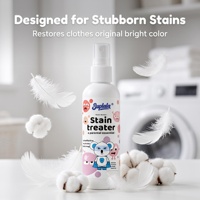 Spray détachant pour vêtements, liquide de nettoyage pour l'élimination des taches d'huile, nettoyant textile pour la lessive domestique
