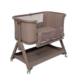 Culla Pieghevole Premium da Comodino con Funzione Dondolo e Set <span class=keywords><strong>Completo</strong></span> di Biancheria per Neonati - Product Image 6