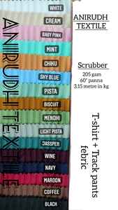 T-shirt antistatique en tissu tricoté léger 220gsm 100% polyester pour garçons filles robe multi-usage en plusieurs couleurs non tissé - Product Image 3