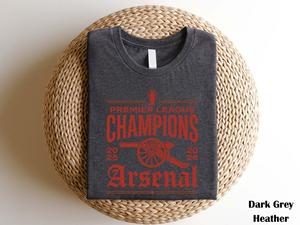Maglietta Grafica OEM ODM dei Campioni della Premier League 2026 dell'Arsenal, Regalo per Tifosi dei Gunners, Maglia della Squadra di Calcio - Product Image 5