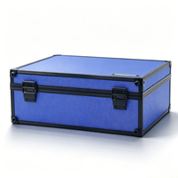 Livraison rapide aux États-Unis, en stock, prix usine OEM, étui de rangement et de présentation pour cartes gradées en aluminium à 6 emplacements, compatible avec les slabs de cartes de 3" x 4" 35PT