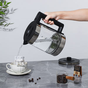 <span class=keywords><strong>Bouilloire</strong></span> <span class=keywords><strong>électrique</strong></span> sans fil en verre de 2 L avec base en acier inoxydable, chauffage uniforme, arrêt automatique, petit appareil de cuisine domestique - Product Image 2