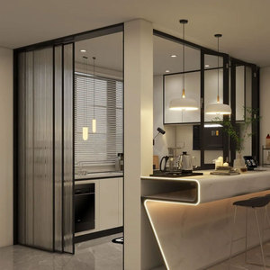 Fenêtre pliante en <span class=keywords><strong>aluminium</strong></span>, fenêtre à double pliage, fenêtres en verre pliantes avec ventilation naturelle maximale - Product Image 3