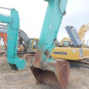 Excavadora diésel hidráulica pesada Kobelco SK350 Original de segunda mano de 35 toneladas con excelentes condiciones de trabajo Precio barato a la venta - Product Image 4