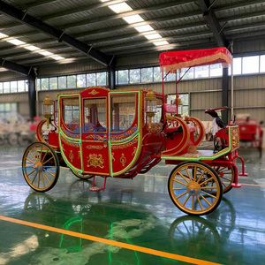 Carruaje Real Turístico con Caballos, Estilo Europeo, para Bodas, Doble Función, Eléctrico, en Venta - Product Image 5