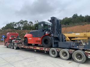 Nueva carretilla elevadora contenedor de servicio pesado 20 25 30 32 35 40 toneladas carretilla elevadora diésel con ajuste de horquilla precio directo de fábrica - Product Image 4