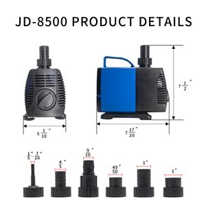 Débit réglable <span class=keywords><strong>Pompe</strong></span> À Eau Pour Aquarium Fish Tank Aquarium <span class=keywords><strong>Pompe</strong></span> Submersible <span class=keywords><strong>Pompe</strong></span> JD-8500 - Product Image 3