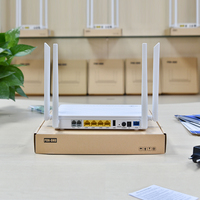 Routeur ONU FTTH WiFi double bande AC1200 4GE 2VOIP 2.4G/5.8G avec prise en charge XPON