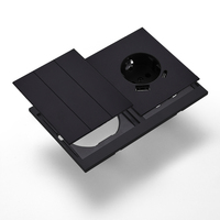 Interruptores y Enchufes de Pared WESA Ultrafinos con Botón Pulsador EU de 1/2/3 Vías con Enchufe USB Tipo C, Combinación Libre, Diseño Moderno de Lujo