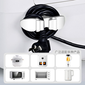 Organisateur de câbles pour appareils électroménagers, enrouleur de câbles de cuisine, auto-adhésif, sans perçage, cordon d'alimentation avec support adhésif pour câbles - Product Image 2