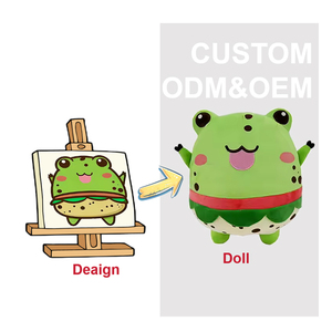 Tùy Chỉnh Mềm Cotton PP Đầy Thêu Động Vật Sang Trọng Quà Tặng Sinh Nhật Cho Căng Thẳng Cứu Trợ Thấp Tối Thiểu Đặt Hàng Đóng Gói Trong Túi - Product Image 1