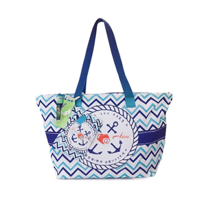 Sac de plage BOLSOS à imprimé numérique Anchor 57x37x17CM avec petite pochette pour femmes, utilisation estivale - Product Image 2