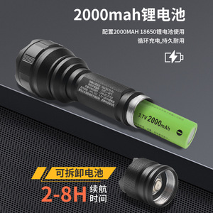Linterna LED a Prueba de Explosiones Wasing Wfl 501, DC 3.7v T5 Clase I División 1, Cuerpo de Aleación de Aluminio para Patrullaje de Seguridad, Trabajo y Ciclismo - Product Image 2
