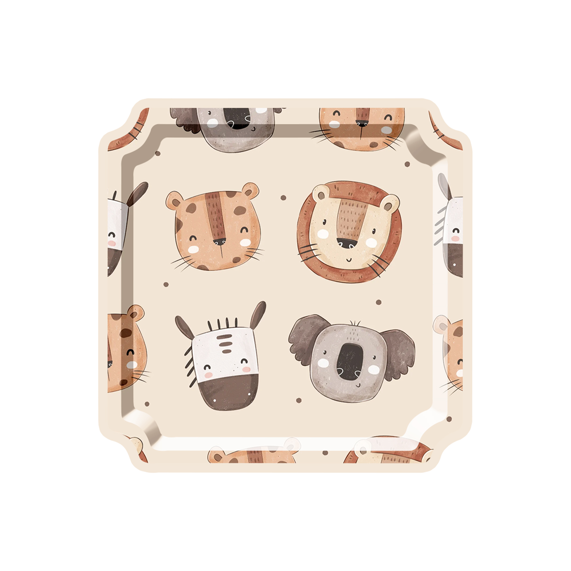 Plato de papel de 10.5 pulgadas * 8 unidades