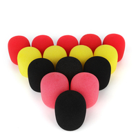 Bobine mobile capacitive micro sans fil éponge boule Microphone manchon éponge couverture absorbante micro carré manchon éponge