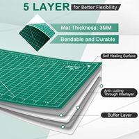 Tapis de découpe adhésif personnalisé en PVC à 3 couches avec logo, pour Maker Air 2 & 3, pack varié, vente en gros 2025