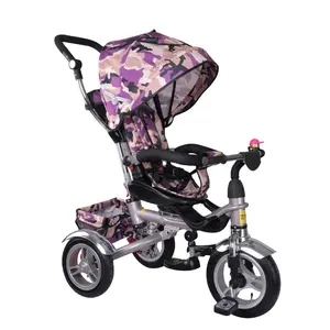 Chariot jouet automobile pour enfants, nouveau modèle de tricycle à ouverture, tricycle pour enfants, barre de traction, tricycle pliable, pour enfants